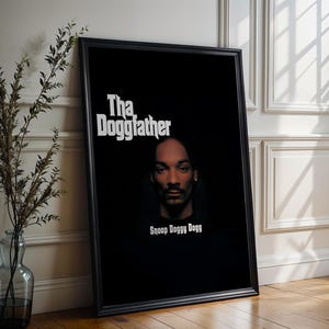 Snoop Dogg Poster | Tha Doggfather Poster | Album Cover Poster | High Quality Prints | Music Gift | Free USA Shipping | Wall Decor Poster