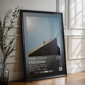 Daniel Caesar Poster | Freudian Poster | 4 Colors | Album Cover Poster | High Quality Prints | Music Gift | Free USA Shipping | R&B Poster