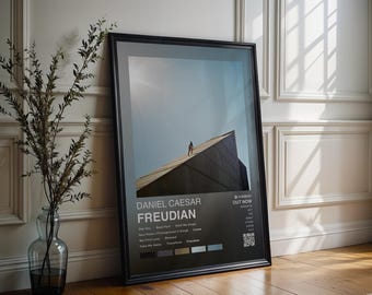 Daniel Caesar Poster | Freudian Poster | 4 Colors | Album Cover Poster | High Quality Prints | Music Gift | Free USA Shipping | R&B Poster