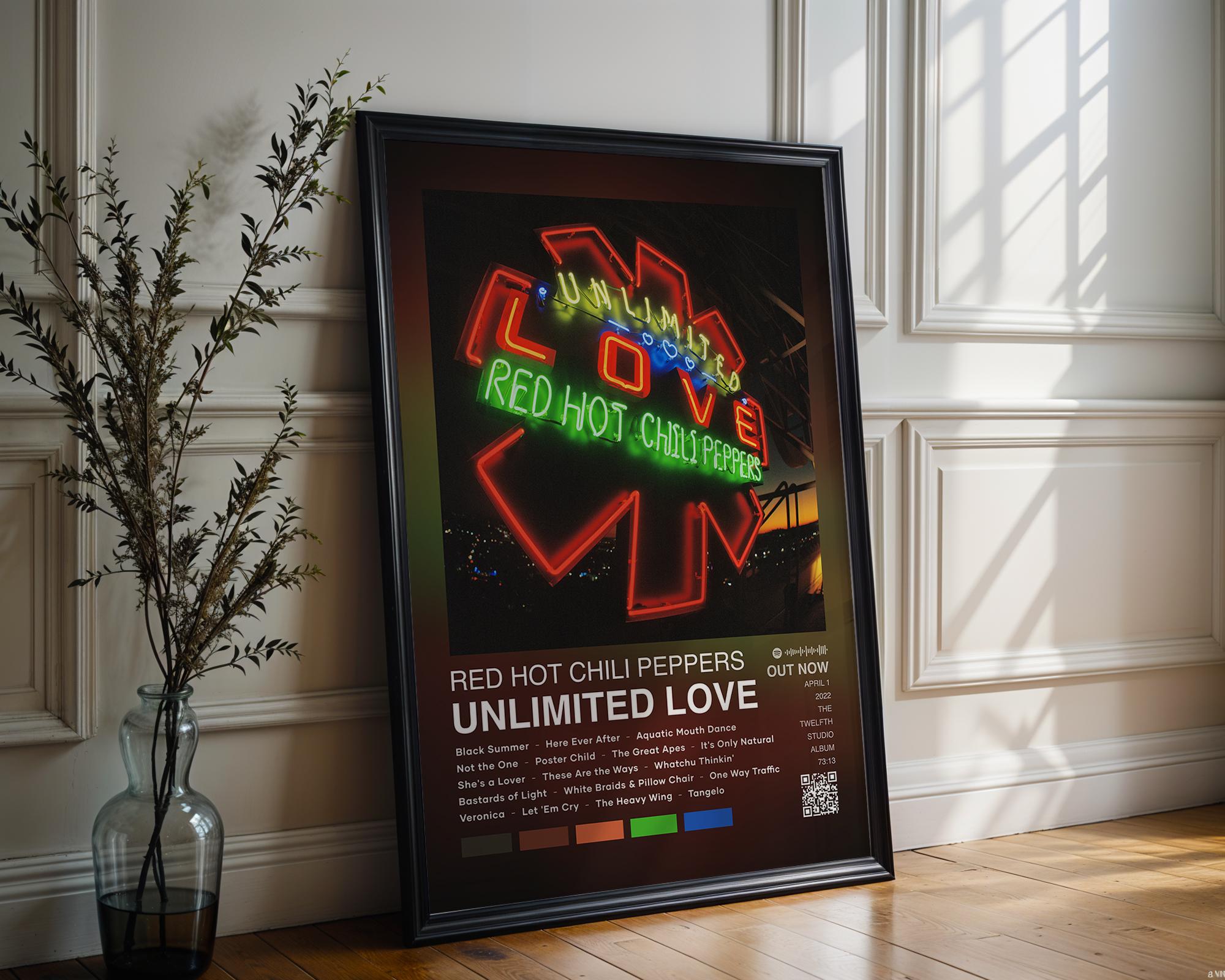 レッチリ Unlimited Love Tour 公式総柄パーカー XL