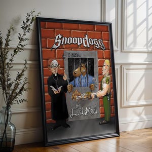 Snoop Dogg Poster | Tha Last Meal Poster | Album Cover Poster | High Quality Prints | Music Gift | Free USA Shipping | Wall Decor Posters