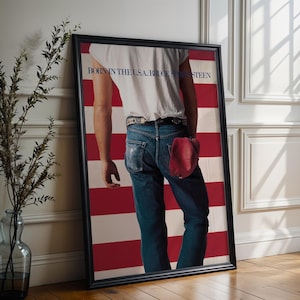 【貴重】ブルース・スプリングスティーンの「ネブラスカ」A1ポスター Bruce Springsteen Original Promotional Poster Vintage Rock