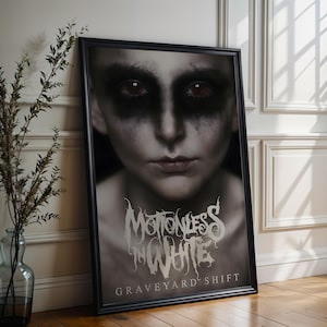 Motionless in White Poster Graveyard Shift Poster Album - Etsy