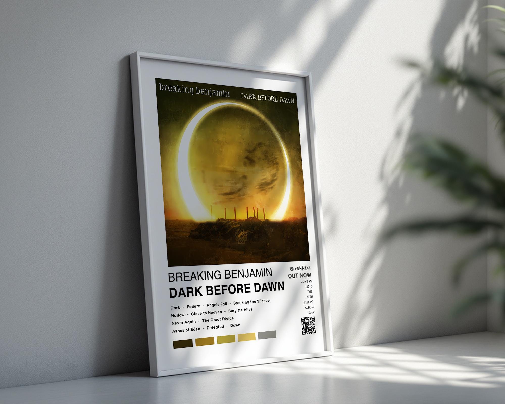 Breaking Benjamin Poster | Dark Before Dawn Poster | 4 Colors