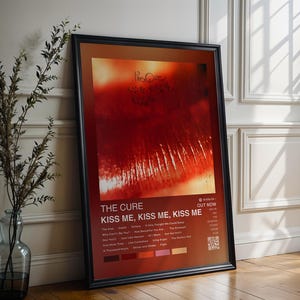 The Cure Kiss Me Kiss Me Poster - Etsy