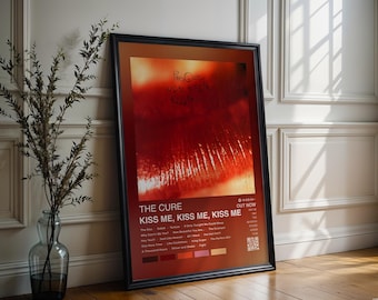 The Cure Poster | Kiss Me, Kiss Me, Kiss Me Poster | Album Poster