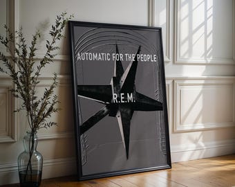 Affiche Publicitaire Vintage Lotus – REM – Année 2000 – Original UK