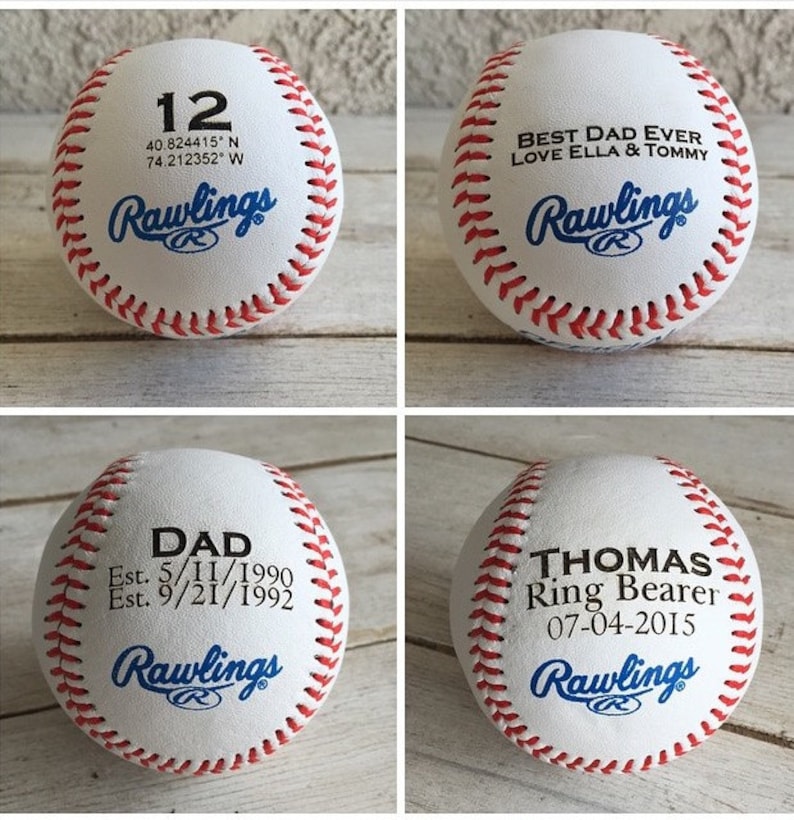 Baseball Christmas Gift Custom Wedding Present Groom Groomsmen Etsy