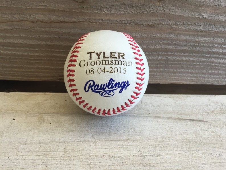 Baseball Christmas Gift Custom Wedding Present Groom Groomsmen Etsy