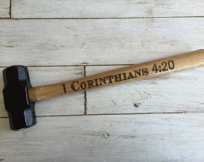 Personalized Sledge Hammer Gift Wedding Fathers Day Groomsman Son