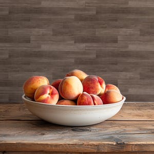Dark Brown Rustic Wood Peel and Stick Wallpaper – Removable Faux Wood Panel Mural for Accent Walls, Bedroom, Living Room & Office Decor