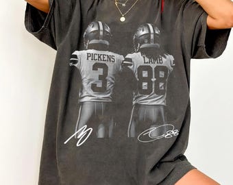 Comfort Colors George Pickens and Ceedee Lamb Dallas Football T-shirt