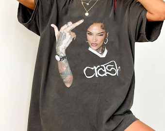 Comfort Colors Kehlani middle finger shirt Kehlani concert merch - Crash tour merch - R&B artist tee middle finger