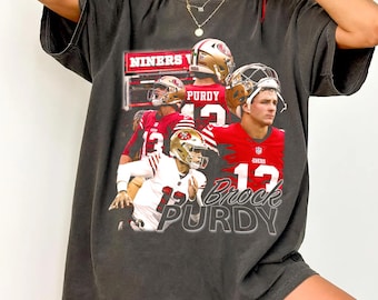 Comfort Colors Brock Purdy Shirt - Vintage Design High Quality Tee Gift Retro Bootleg