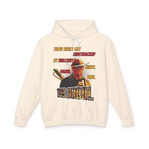 Fallout Ghoul Hoodie – “Thou Shalt Get Sidetracked” Quote – Post-Apocalyptic Gamer Fan Art – Wasteland Cosplay Sweatshirt Gift