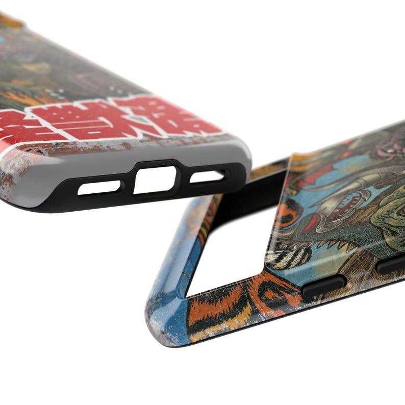 Kaiju Monster Google Pixel Phone Case: Japanese Movie Poster original Art image 9