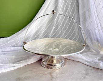 Vintage Australian EPNS Handled Cake Stand