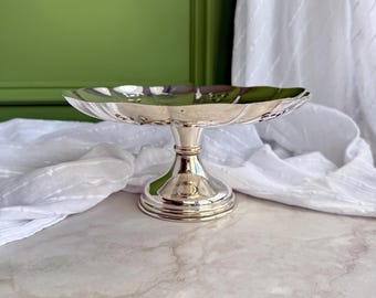 Vintage Crusader EPNS Pedestal Bowl