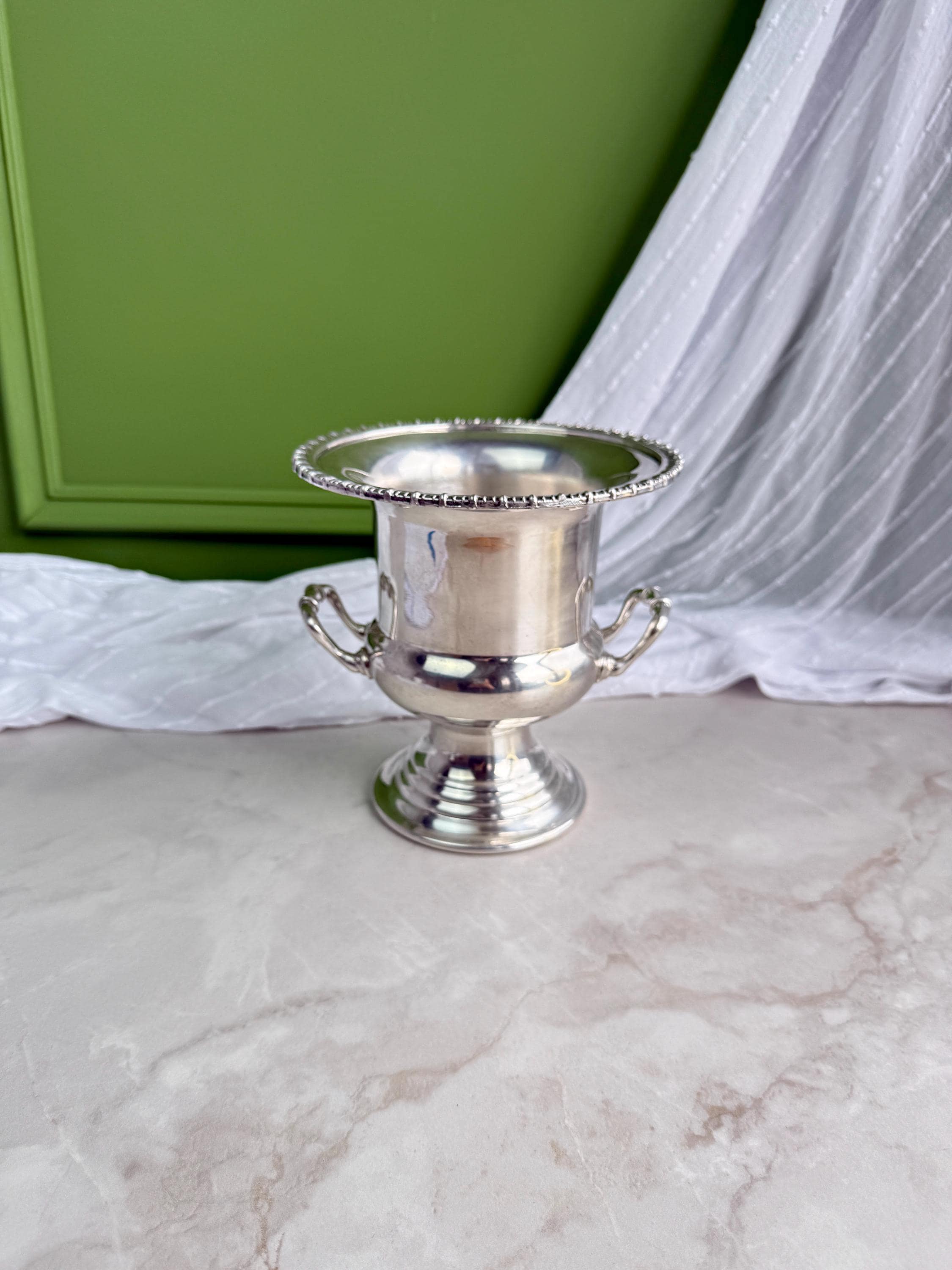 Vintage Silver Plated Wine Cooler - Etsy