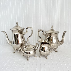 Vintage Tea and Coffee Set, 4 Pieces
