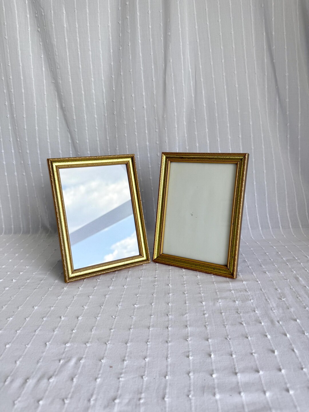 Vintage Gold Photo Frames Set - Etsy