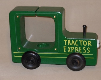 Tractor piggy bank