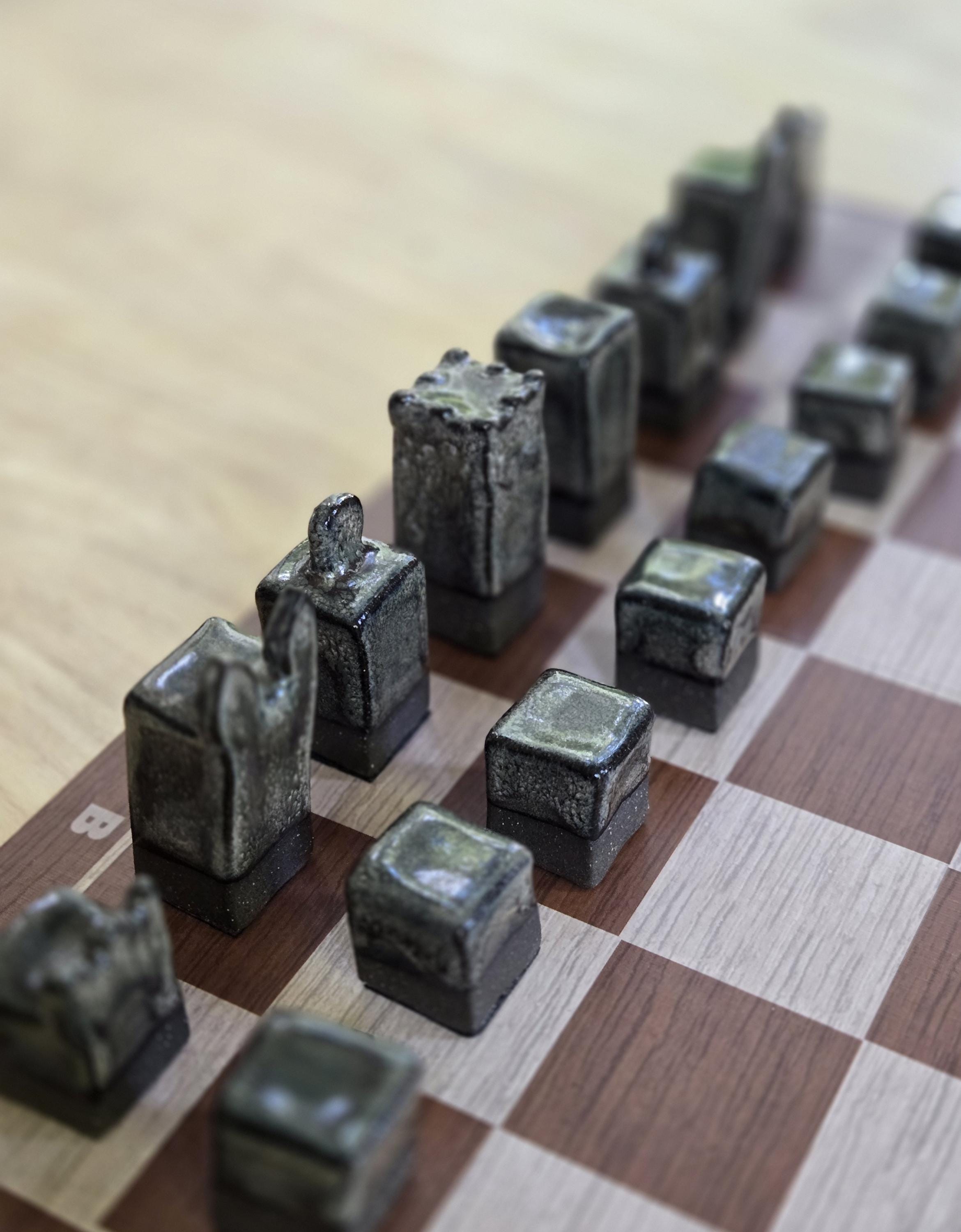 Ceramic chess set - Etsy 日本