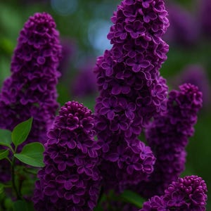 Dark Purple Lilac Tree 25 Seeds: Fragrant Syringa vulgaris, Cold Hardy Perennial