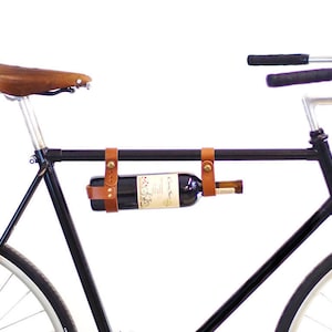 The Bicycle Wine Rack Bike Bottle Holder and Carrier for picnics image 1