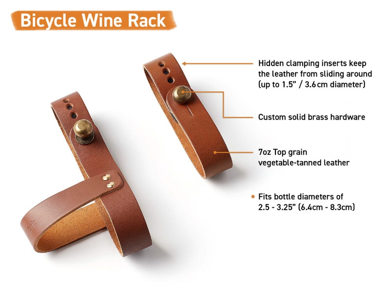 The Bicycle Wine Rack Bike Bottle Holder and Carrier for picnics image 8