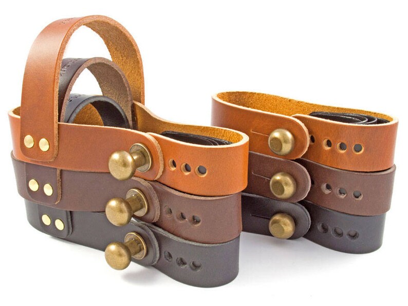 Bicycle Wine Rack  Leather Bike Bottle Holder image 10