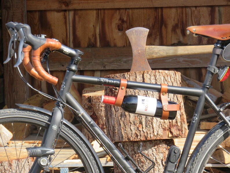 The Bicycle Wine Rack Bike Bottle Holder and Carrier for picnics image 7