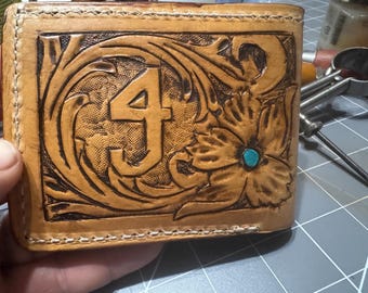 Hand Made Leather Wallet - Bifold