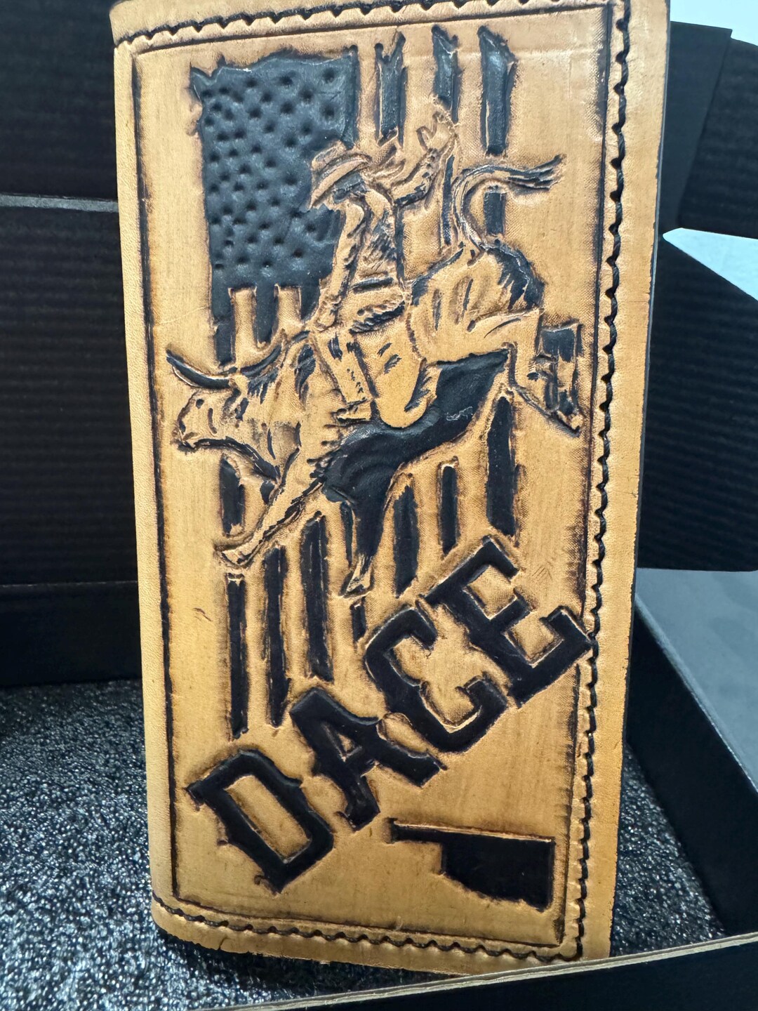 Roper Rodeo Wallet Hand-made Leather Roper (rodeo) Wallet - Etsy