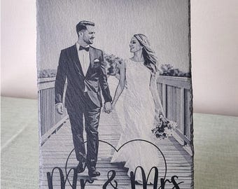 Mr. & Mrs. Photo Slate