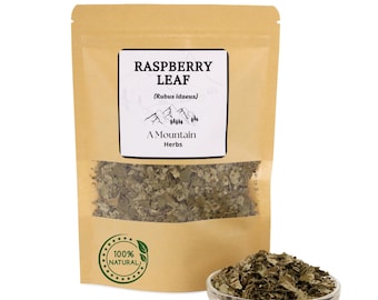 Organic Red Raspberry Leaf Tea: Natural Herbal Blend With No additives or Preservatives