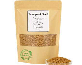 Organic Fenugreek Seed: Culinary Herb, Herbal Remedy With No additives or Preservatives