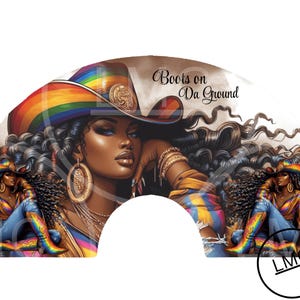 Rainbow cowgirl clack fan and tshirt sublimation bundle, boots on the ground png, Where them fans at png, trail ride png, Rodeo attire