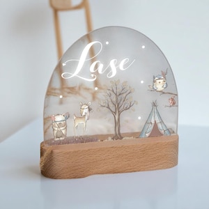 Personalized Acrylic Night Light – Custom LED Lamp with Name or Photo, Luminous Home Decor Gift for Kids & Couples