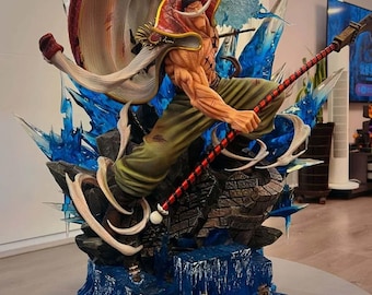 Whitebeard One Piece Figure – 40cm Resin Anime Statue with LED Base | Collector’s Display