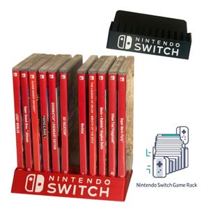 Nintendo Switch Game Case Holder • UK-Made 12-Slot Organizer