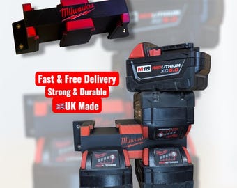 Milwaukee Power Tool M18 Batteriehalter Wandhalterung für 4 Batterien