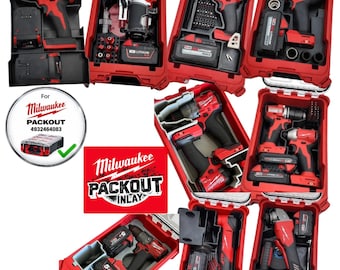 Milwaukee Packout Insert M18 Werkzeug Inlay Organizer (mehrere Optionen)