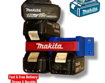 Makita LXT 18v 4 Batterie Wanddock.