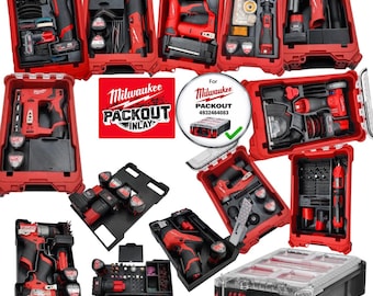 Milwaukee Packout Insert M12 Werkzeug Inlay Organizer (mehrere Optionen)