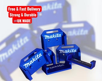 Makita LXT 18v Batterie Wandhalterung mit Schloss für Werkstatt, Transporter, Schuppenaufbewahrung