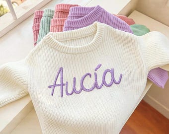Conjunto personalizado para bebé que regresa a casa, mono con nombre para recién nacido, mono de punto de algodón para bebé, mameluco personalizado para bebé, mono para el primer bebé.