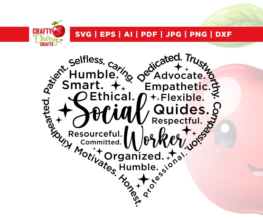 Social Worker Words Svg, Social Work Life, Cricut, Sublimation, Social ...
