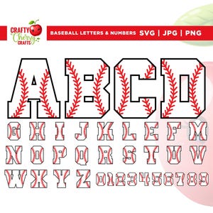 Baseball Font Svg, Game Day Svg, Cricut, sublimation, Baseball Mom Svg, Baseball Team Svg, Baseball Mom Svg, Softball Svg, College Alphabet