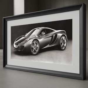 Mclaren MP4 Drawing (Limited edition print)